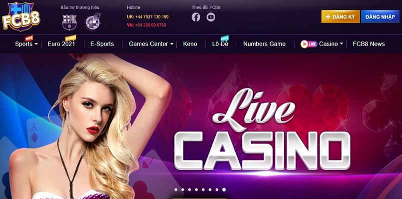 Game casino live tại FCB8